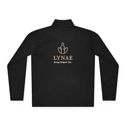 Strong. Elegant. Zip-up pullover.