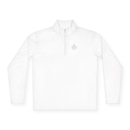 Strong. Elegant. Zip-up pullover.