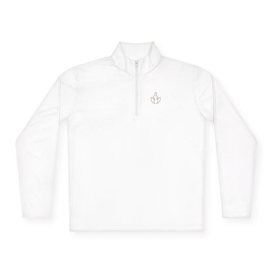 Strong. Elegant. Zip-up pullover.